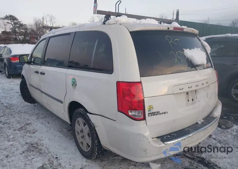 2011 Dodge Grand Caravan C/V из США, поврежденный, VIN 2D4JN1AG0BR771867